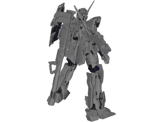 Gundam Unicon 3D Model