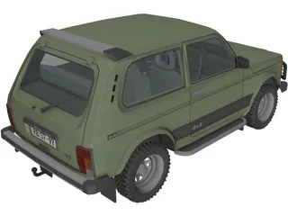 VAZ 21213 Niva 3D Model