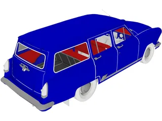 GAZ 22 (1965) 3D Model