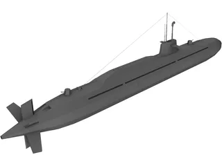 Submarine 3D Model