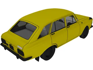 AZLK Moskvich 2125 Kombi 3D Model