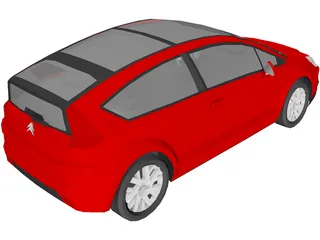 Citroen C4 2.0i VTR 3D Model