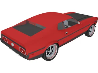 Ford Mustang Mach-1 3D Model