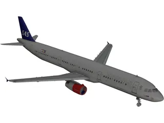 Airbus A321 SAS 3D Model