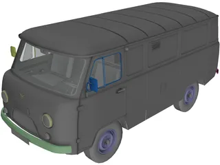 UAZ 3741 3D Model