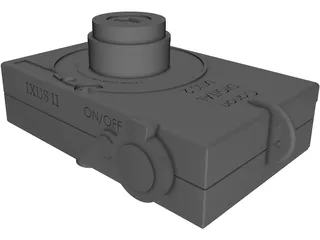 Canon Digital Ixus 2 Photo Camera 3D Model