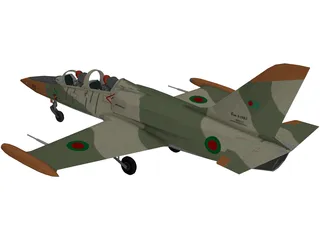 Aero L-39 Albatros Bangladesh Air Force 3D Model