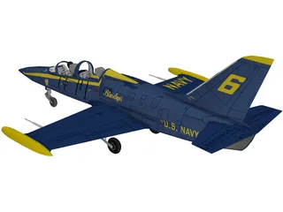 Aero L-39 Albatros US Navy 3D Model