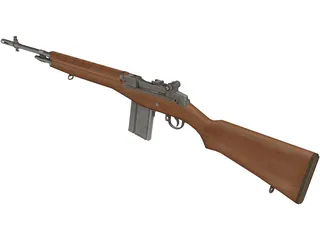 M14 Rifle 3D Model