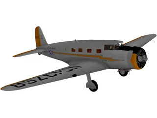 Vultee V-1A 3D Model