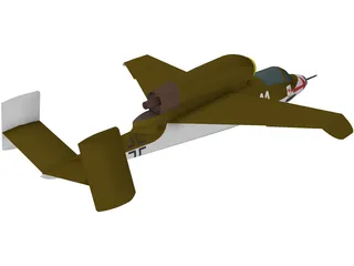 Heinkel HE 162 3D Model