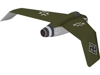 Heinkel P1078C 3D Model