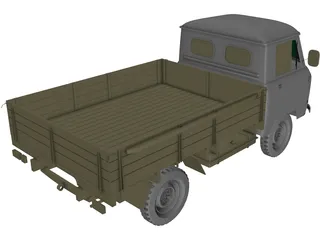 UAZ 452d 3D Model