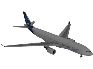 Airbus A330-200 3D Model