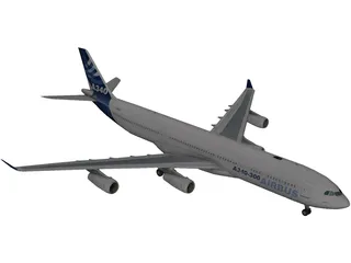 Airbus A340-300 3D Model