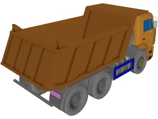 Kamaz 6520 3D Model