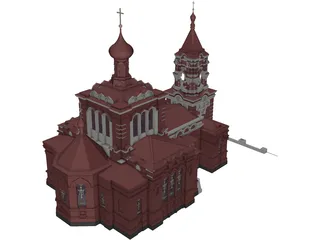 Church Russian 3D Model