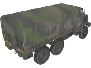 Renault GBC 180 Army Truck 3D Model