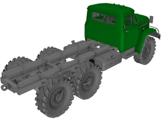 ZIL 131 3D Model