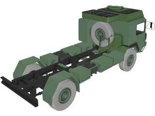 MAN Military Truck 3D Model