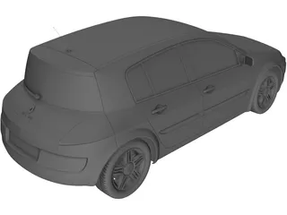 Renault Megane II Sedan 3D Model - 3DCADBrowser