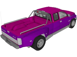 Dodge Ram 3500 (1994) 3D Model