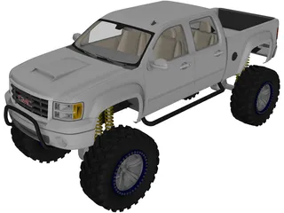 GMC Sierra [Lifted] 3D Model