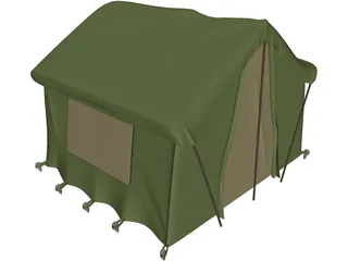 Camping Tent 3D Model