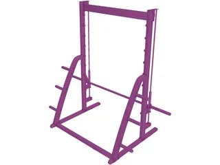 Simulator Rack 3D Model