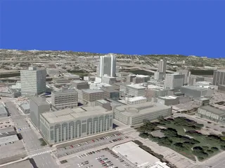 Cedar Rapids City 3D Model