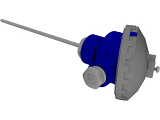 Temperature Probe 3D Model