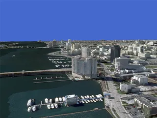 West Palm Beach City 3D Model