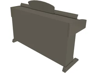 Piano Yamaha 3D Model