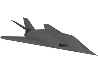 F-117 3D Model