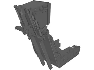 F-18 Seat 3D Model