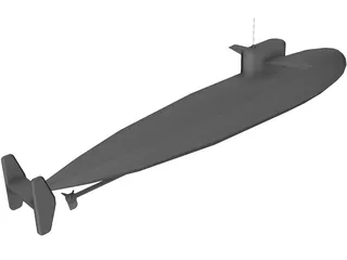 Submarine 3D Model