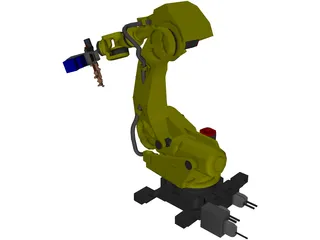 Fanuc R-2000 Robot Arm 3D Model