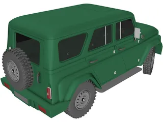 UAZ Hunter 3D Model