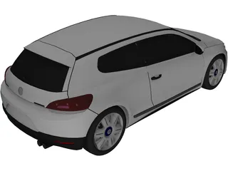 Volkswagen Scirocco (2008) 3D Model