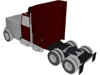 Semi-Truck 3D Model