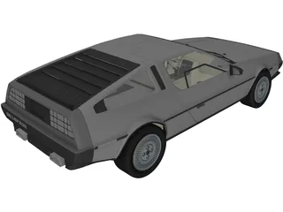 DMC DeLorean (1980) 3D Model