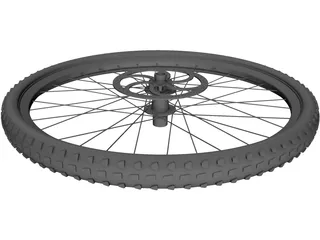 Wheel MTB Front 3D Model