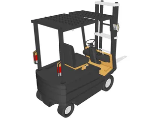 Forklift 3D Model