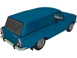 AZLK 434 3D Model