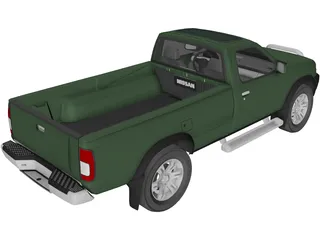 Nissan Navara D22 DX 4X4 3D Model