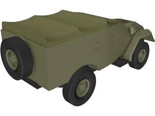 BTR 40 3D Model