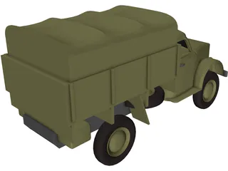 GAZ 63 3D Model