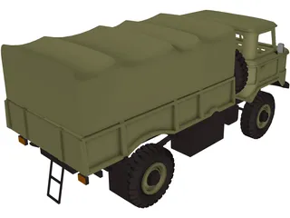 GAZ 66 3D Model