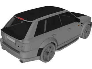 Range Rover Sport Kahn Tuning (2010) 3D Model