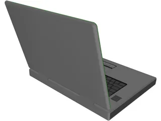 Dell M90 15 inch Laptop Computer 3D Model